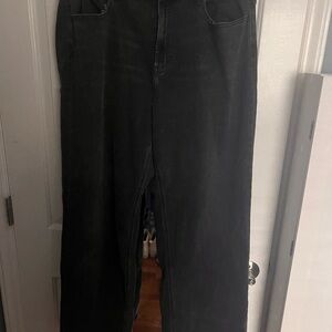 Old Navy Black Wide Leg Jeans